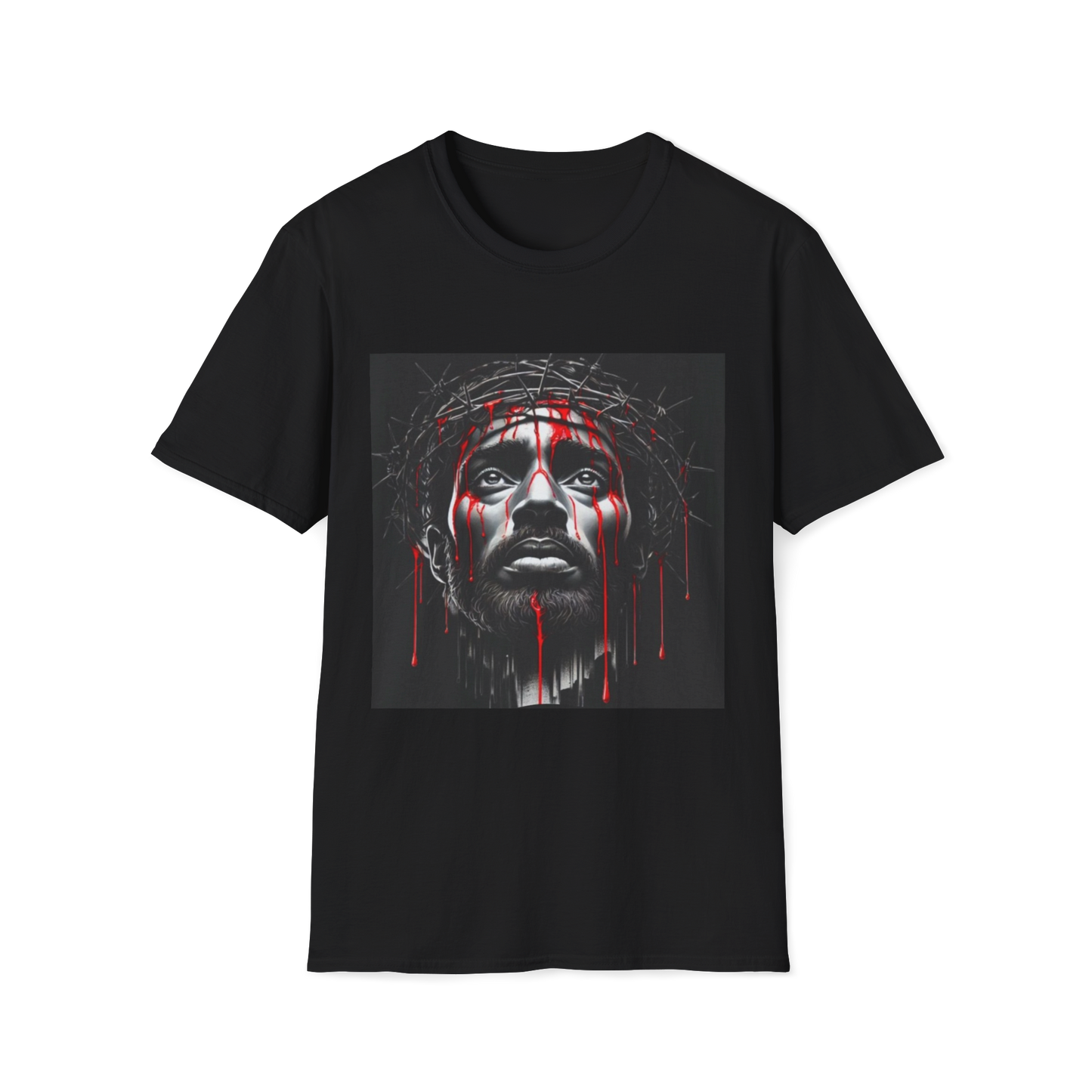 Jesus Crown of Thorns Graphic Tee — 'It Used to Kill Me... Now I'm Killing It' Street Art T-Shirt