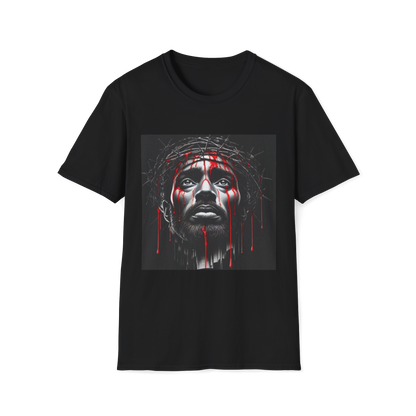 Jesus Crown of Thorns Graphic Tee — 'It Used to Kill Me... Now I'm Killing It' Street Art T-Shirt