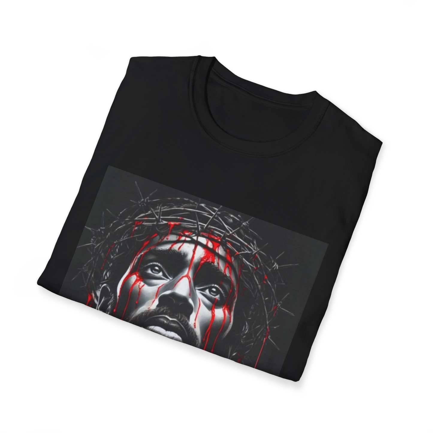 Jesus Crown of Thorns Graphic Tee — 'It Used to Kill Me... Now I'm Killing It' Street Art T-Shirt